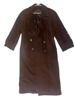 Harold's Double-Breasted Trench Coat in Brown